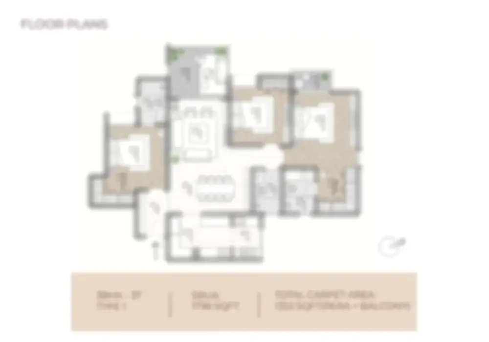 4 bhk floorplan