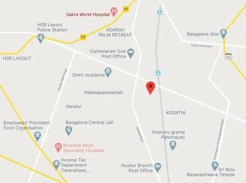 Sobha Scarlet location