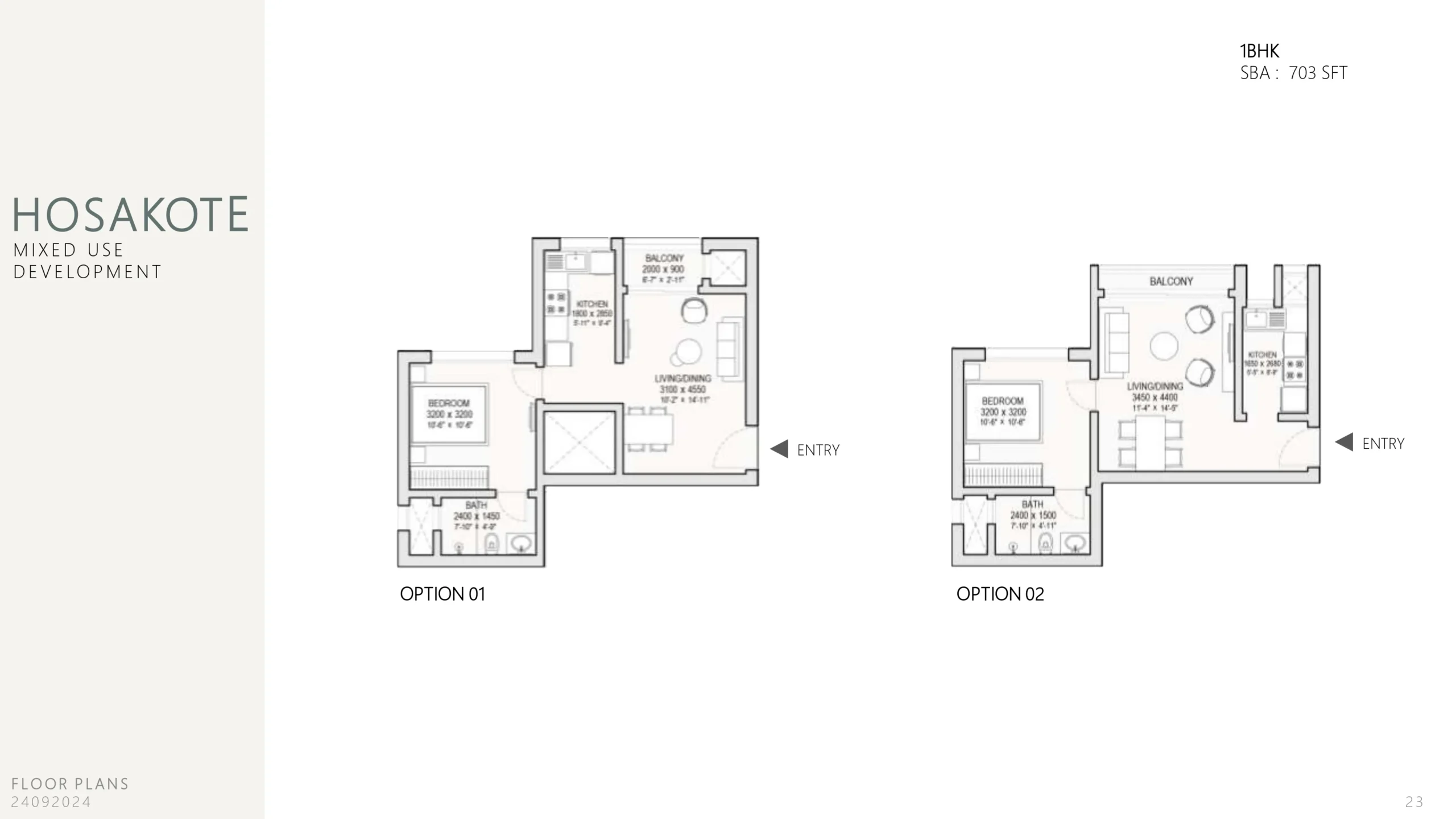 sobha codename trinity 1-bhk-floor-plan