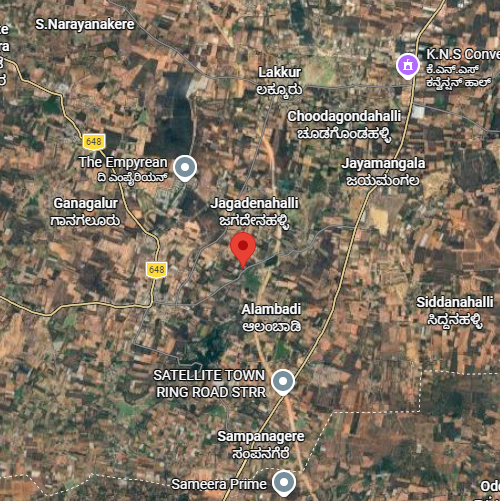Sobha Plots Chikkatirupati location map